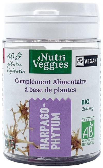 Nutriveggies Harpagophytum Organisch 40 Capsules