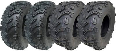 26x9.00-12 & 26x11.00-12 Quad-banden voor terreinvoertuigen, 6-laags, Wanda P3128, met E-keurmerk (set van 2 & 2)