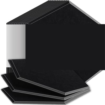 Akoestische Panelen - Geluidsisolatie Platen - Studio Geluid - Hoge Dichtheid - 12 Stuks - Donkergrijs