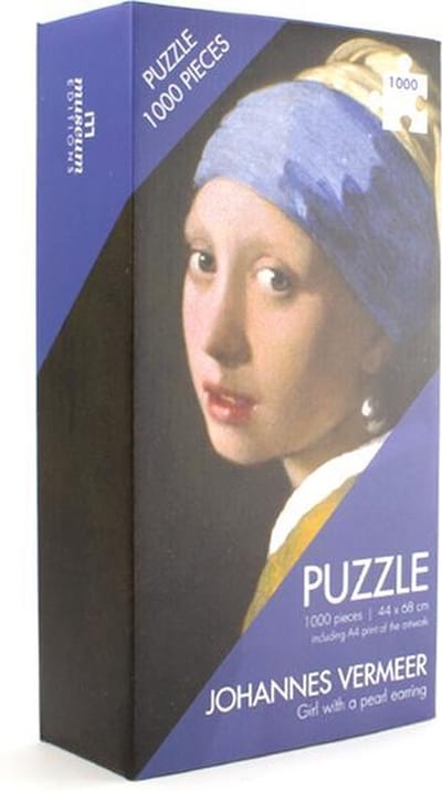 Lanzfeld - Puzzel Volwassenen - 1000 Stukjes - Vermeer - Meisje Met De Parel - Kunst