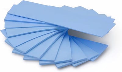 12 Stuks Koelpads Set Diverse Dikte (0.5/1.0/1.5mm) Hoge Thermische Geleidbaarheid 6.0W/mK voor CPU GPU LED Chipset Koeling