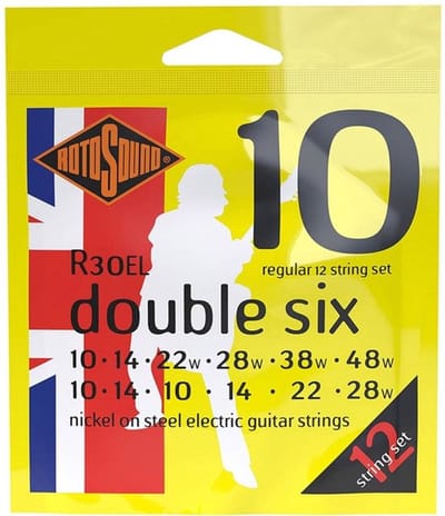 Rotosound R130EL Double Six 010 12 snarige Snarenset elektrisch