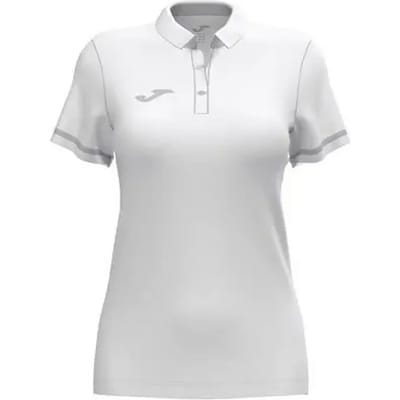 Joma Championship Vi Korte Mouw Poloshirt Wit L Vrouw