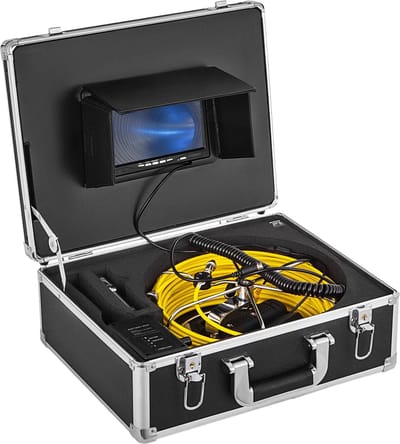 Inspectiecamera - met 7in TFT LCD-scherm - 20M Kabel - IP68 Waterdicht - 12 Verstelbare LED-Lampjes - Endoscoop - Inspectie Camera - Incl. 8G SD-kaart