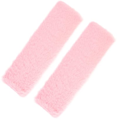 Dailygoods- Gordelkussen - 2 Stuks - Gordelbescherming - Schouderkussen - Veiligheidsgordel - Kunstkonijnenbont - Comfortabel en Pluizig - Schouderpad