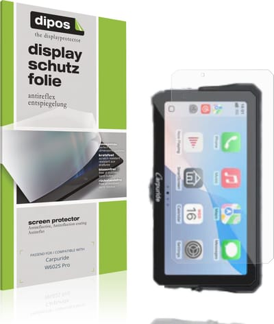 dipos – 2x Matte Beschermfolie geschikt voor Carpuride W602S Pro | Krasbestendige & antireflecterende Screenprotector Ultra-Thin