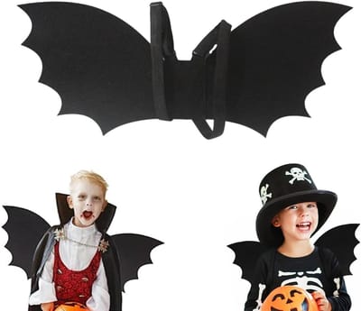 Halloween Kostuum met Vleugels, Decoratieve Bat Cape voor Feestjes en Cosplay, Perfect voor Griezelen en Creatieve Outfits (48*20cm)