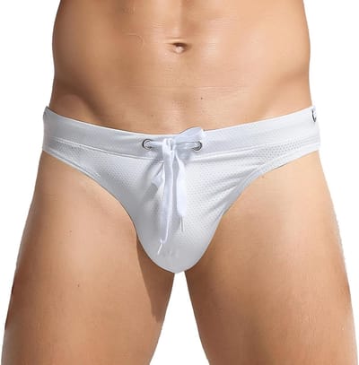 Zwemshorts voor heren, sexy en laag in de taille, ademend en sneldrogend, ideaal voor watersporten en strandactiviteiten, verkrijgbaar in EU maat XS-L