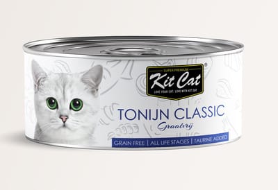 Kit Cat Tonijn 24x80gram - Graanvrij - Kattenvoer Natvoer - Kattenblikjes