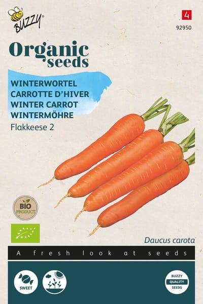 Buzzy® Organic Winterwortelen Flakkese (BIO)