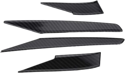 Side Rearview Mirror Trims, Rearview Mirror Mouldings Strips Side Door Mirror Cover Trims for Encino Kauai Kona 2017-2020 SUV(Carbon Fiber) Film