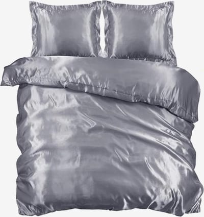 Cozy Covers satijnen Dekbedovertrek - 200x200/220 - Glans Satijn - Grijs