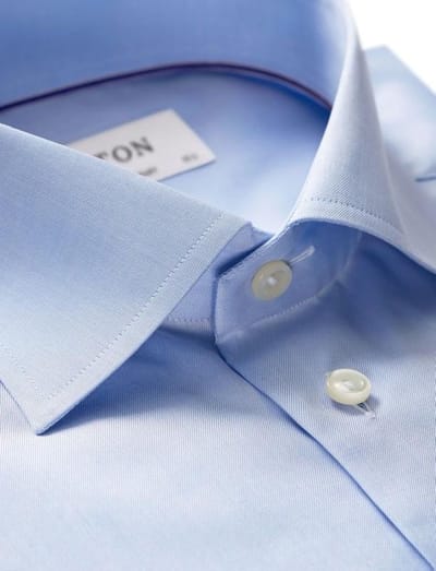 Eton - Overhemd Blauw Eton Lange Mouw Overhemd Blauw 3000 79311 21