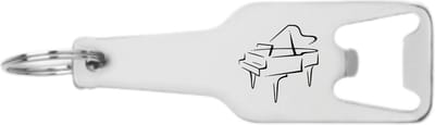 Akyol - piano flesopener - Piano - muziek liefhebbers - piano accessoires - muziek- instrument- orgel- gift- cadeau- fiets - 105 x 25mm