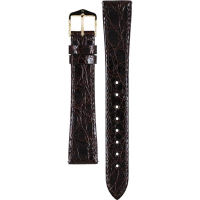 Hirsch 01808010-1-17 Genuine Croco Horlogeband