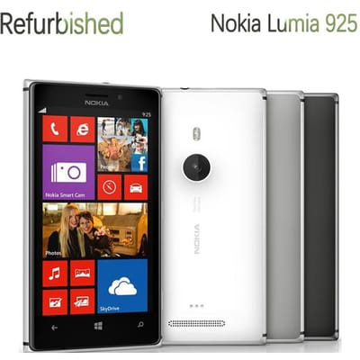 Gerenoveerde Nokia Ontgrendeld Originele Nokia Lumia 925 4,5 inch 8MP WIFI GPS 16GB mobiele telefoon 1 Battery 1 Charger wit
