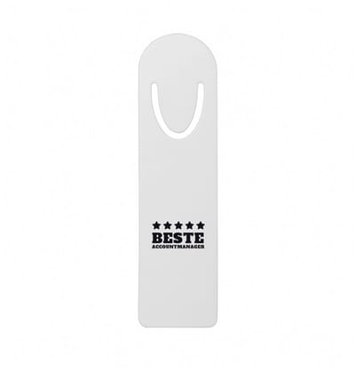 Hacebo® - Beste accountmanager metalen boekenlegger - Beste accountmanager - collega - welkom - afscheid Bladwijzer boekenleggers - 12.7 cm x 3.2cm