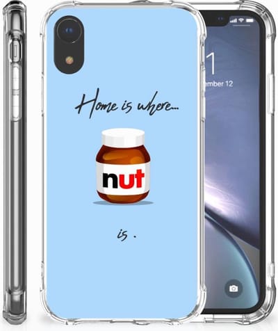 Apple iPhone Xr Beschermhoes Nut Home