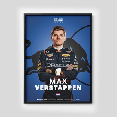 Max Verstappen Poster | Oracle Red Bull Racing | Driver Series Framed