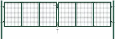 Stevige Gaaspoort voor Tuin en Erfafscheiding 400x100 cm Groen