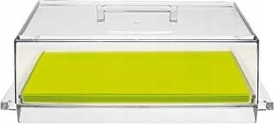 Zak!Designs Opbergbox - Met snijplank - Stapelbaar - Lime