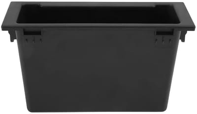 JHUBERS- Autoradio-opbergdoos enkele DIN - Dashboard-opbergdoos - ABS-materiaal - 19 x 6 x 11,2 cm - Handige opbergoplossing voor kleine spullen - Dashboardopbergdoos