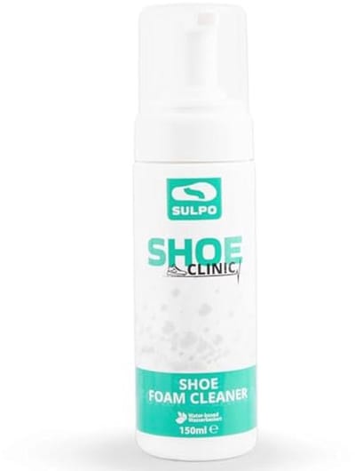 Sneakerreiniger Schuim voor Suède, Glad Leer en Textiel - 150 ml