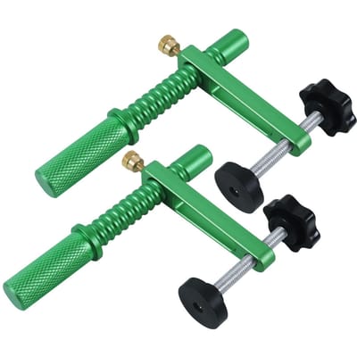 Bankhondklem Snel Vastklemmen Tafelklem Verstelbare Desktop Snelwerkende Bankhondklem voor 19mm (2pcs)