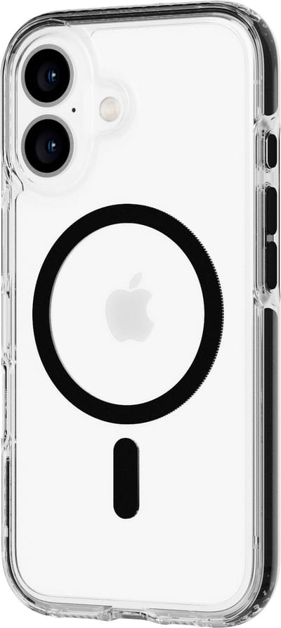 Tech21 Evo Crystal - Telefoonhoesje iPhone 16 - MagSafe - 4,9 meter valbestendig