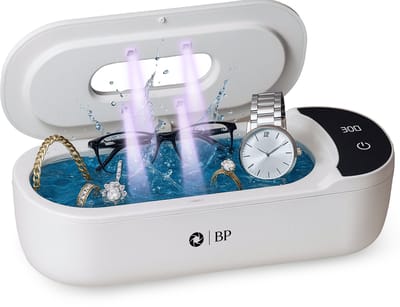 BP® Ultrasoon Reiniger met UV Desinfectie - Reinigingsapparaat voor Sieraden en Brillen - Ultrasone Reiniger - Ultrasonic Cleaner - Kunstgebit Reiniger - Brillenbad - Wit