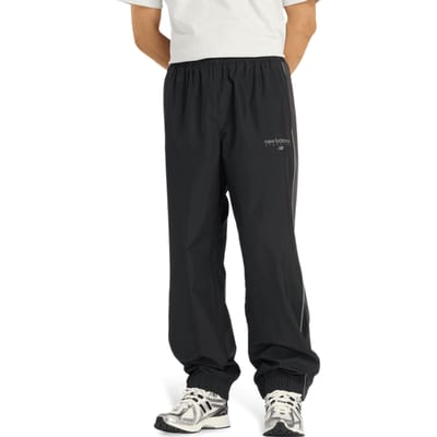 New Balance Trackside Broeken Heren - Zwart - Maat S - Poly Jersey