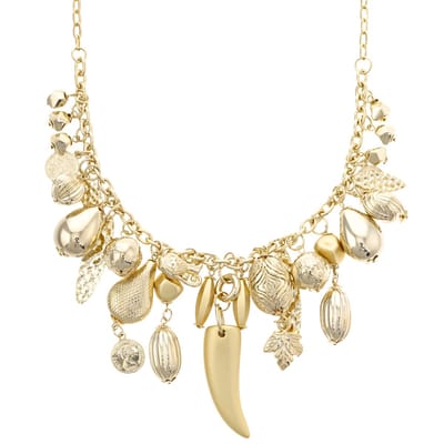Behave – Goudkleur dames ketting – Statement bedels – Boho chic accessoire
