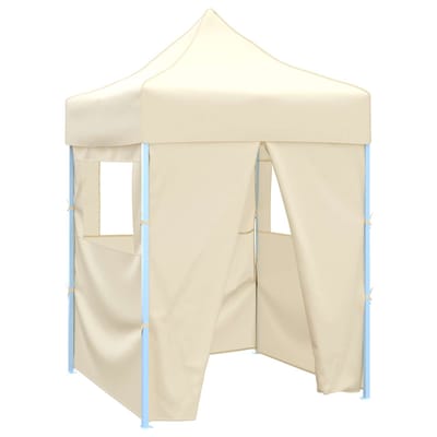 vidaXL - Partytent - 200 - x - 200 - x - 315 - cm - Crèmekleurig - Oxford - Stof