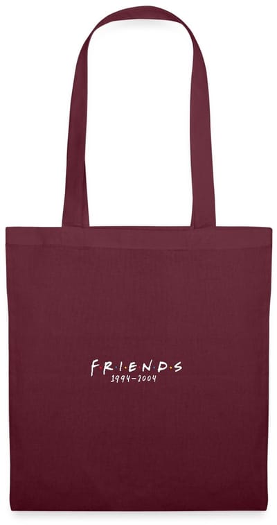 Friends Vrienden Logo 1994-2004 Tas Van Stof Schoudertas