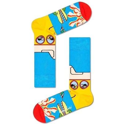 Happy Socks unisex sokken The Beatles yellow submarine multi
