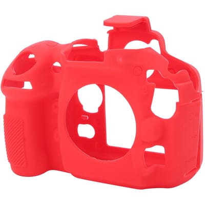 Zachte Siliconen Digitale Camera Beschermhoes Behuizing Shell Accessoires voor Nikon D810 rood