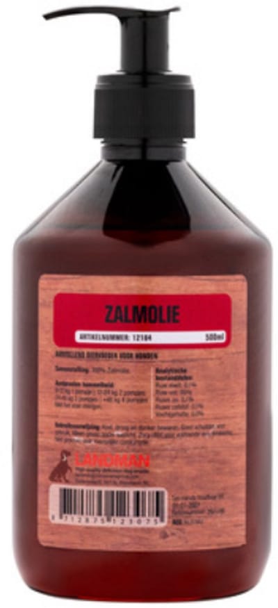 Pets Boutique Zalmolie (500ml) - Supplementen Hond - Gezonde Huid & Vacht, Ontstekingsremmend en ondersteund de Hart en Bloedvaten