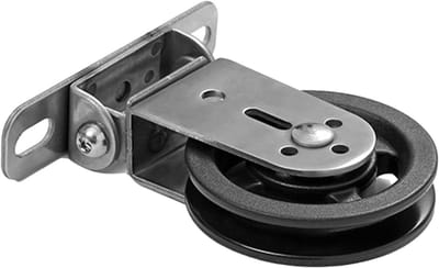 Katrol Wandmontage - Stille Kabelrol - Fitness Training - Sterk Draagvermogen - 90 Mm Wiel - Nylon