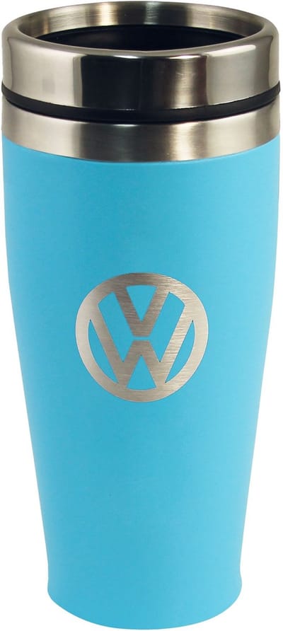 BRISA VW Collection - Volkswagen geïsoleerde roestvrijstalen thermosbeker in origineel VW-design (dubbelwandig/450 ml)