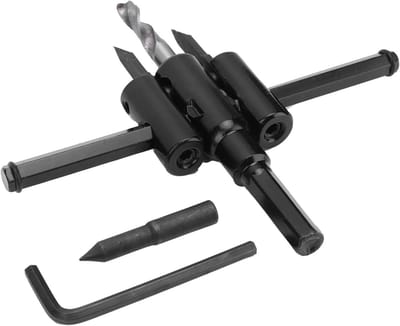 Verstelbare Circulaire Cutter voor Hole Milling, 0.1-2 Inch, Geschikt voor Kunststof en Houtbewerking, Precisie Gereedschap voor Professionele Klussen