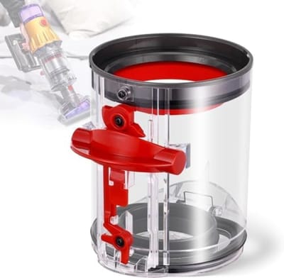 PromoHome Stofzuiger stofreservoir geschikt voor Dyson V11 V15 SV14 SV15 SV17 SV22, onderdeelnr. 970050-01 en onderdeelnr. 965443-01, grote container met HEPA-filter