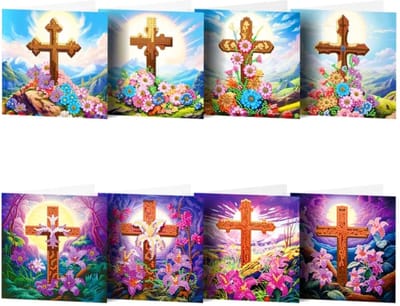 Kaarten - 27 - Christelijk / geloof - Diamond painting - compleet pakket - Diamond painting by Wietske