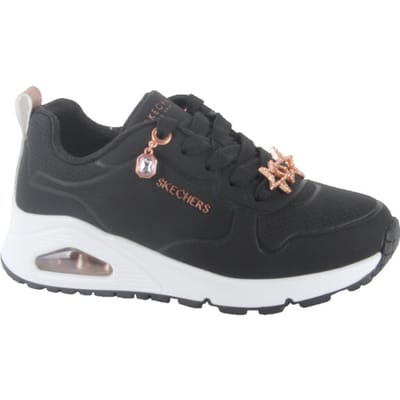 Skechers UNO GEN1 - TRENDY JEWELS Meisjes Sneakers - Zwart