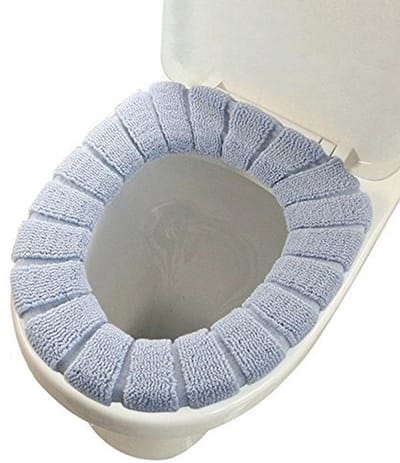Zachte Dikkere Warmer Rekbare Wasbare Toilet Seat Cover Pad - Toiletbrilhoes