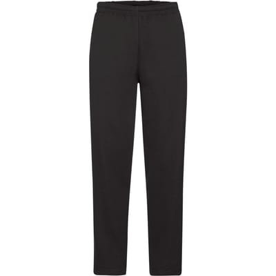 Fruit of the Loom Heren klassieke 80/20 joggingbroek (Zwart)