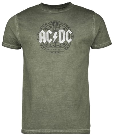 AC/DC T-shirt - Black Ice - S tot 4XL - voor Mannen - groen