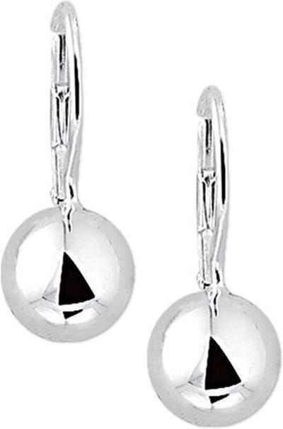 TFT Oorhangers Franse Haak Bol Zilver Gerhodineerd Glanzend