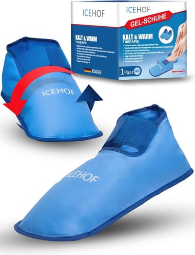Therapeutische Sloffen met Gelpakking voor Koude en Warmte - Uniseks - Ideaal voor Reuma en Chemotherapie
