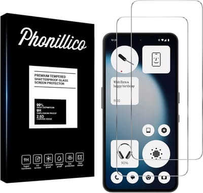 Screenprotector geschikt voor Nothing Phone 3A Lite - 2 stuks Beschermglas van glas Transparante glazen schermbeschermfolie