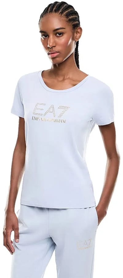 Ea7 Emporio Armani 8ntt67_tjdqz T-shirt Met Korte Mouwen Blauw S Vrouw